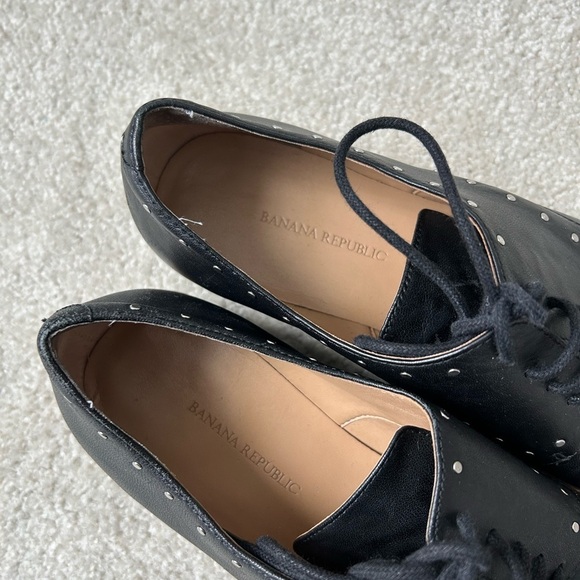 Banana Republic Black Leather Women's Shoes - Picture 8 of 13